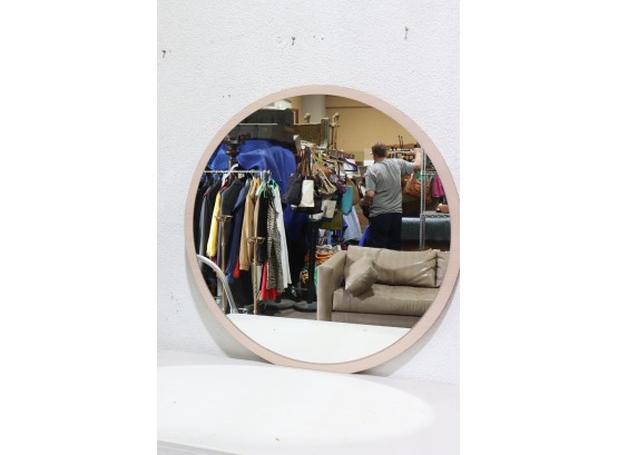 Big Giant Round Mirror, Lovely Simplicity Included - 38' ROUND