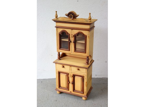 Antique Salesman's Model/Childs Wooden Hutch