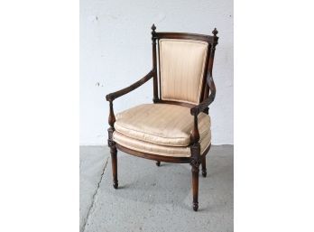 Louis XVI Directoire Style Square Back Fireside Arm Chair