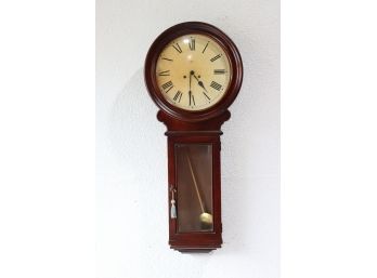 Howard Miller Roman Numeral Pendulum Wall Clock - Untested, Operating Condition Unknown