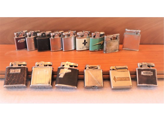Collection Of 15 Vintage Lighters