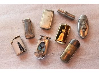 Group Lot Of Vintage Lighters (8)