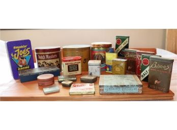 Collection Of Vintage Tin Cans