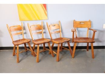 Vintage Cushman Maple Chairs
