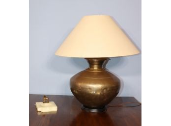 Cool Bulbils Brass Lamp