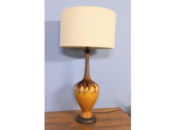 Mid Century Lava Drip Glaze Lamp