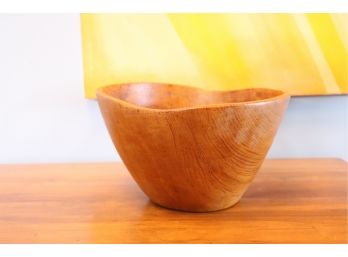 Vintage Wooden Bowl -Fruits /Center Piece