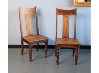 Pair Of Rustic Chairs