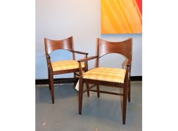 Pair Of Mid-Century Broyhill Saga Arm Chairs