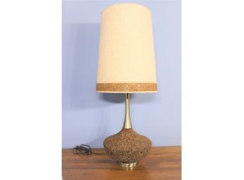 MCM Cork Table Lamp