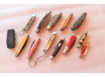 Collection Of 13 Vintage Pocket Knifes