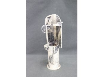 Small Abstract Sculpture - Ceramic - Signed M. Pereira Washington DC (has A Chip On Top)