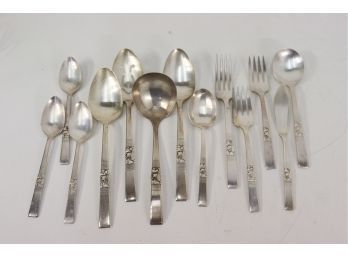 Group Lot Of Classic MCM Pattern Stainless Flatware - Mostly Spoons