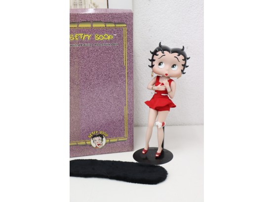 Limited Edition Porcelain Betty Boop Doll - Stand And Box