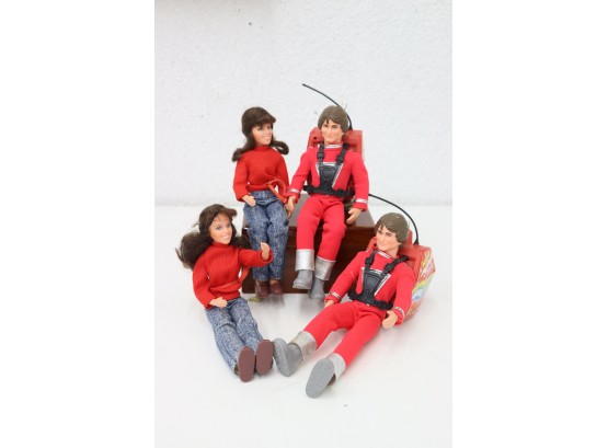 Shaz-Lot: Mork & Mindy Action Figures: Two Morks & Double Mindys  -  With Pull-string Talking Backpack
