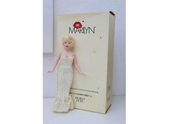 Marilyn Celebrity Series Full- Porcelain, Limited Edition Collector Doll By World Doll -  OG Box