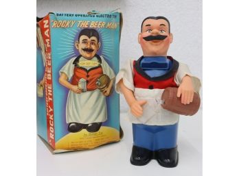 Vintage Brett Kavanaugh Pre-SCOTUS Figurine - Rocky The Beer Man Battery Operated Electro Toy