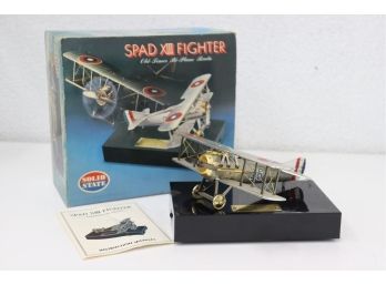 SPAD VIII Fighter Old Timer Bi-Plane Model Transistor Radio - With Box And Instruction Book