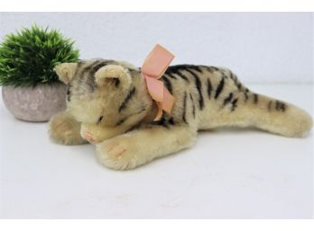 Yoga Plush Toy: Down And Out Floor Facing Cat - Officially It's The 'Floppy Kitty From Steiff'