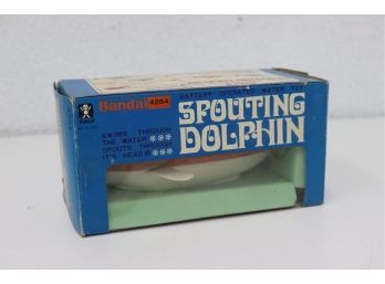 Spouting Dolphin: Bandai #4264 Battery Operated Water Toy - Original Box, Made In Japan