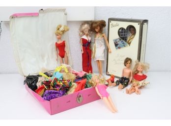 Lotta Barbie Lot: Barbie In San Fran, World Of Barbie Doll Case Stuffed Barbie Togs, Barbie & Fam,  And More