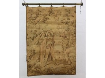 Wall Hanging/Tapestry: Jacques Tips The Lady With The Lute