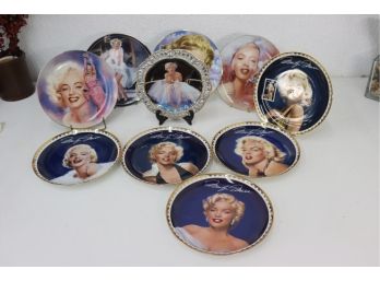 10 Collector Plates Silver Screen Marilyn Plate Collection
