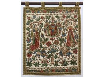 Finely Crafted Tappiserie Aux Armes Bourgogne Wall Hanging