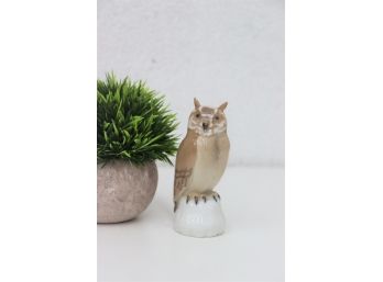 B&G Copenhagen Porcelain Owl From Denmark