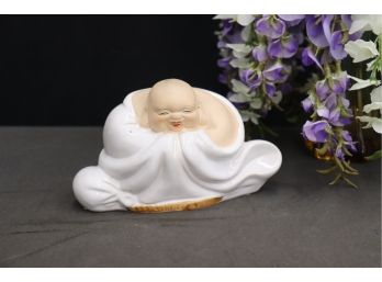 Divine Robed Buddha Ceramic Figurine (more Like John Waters Divine Than Expected)