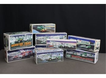 Group Lot Of Seasonal Collectible HESS Toys - Multiple Trucks And  Accessory Vehicles