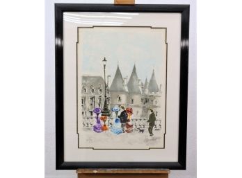 Palais De Justice By Urbain Huchet, Signed Limited Edition Lithograph