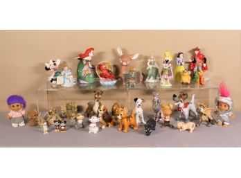 Large Population Of Disney And Other Animation Character And Novelty Figurines