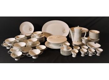 Raymond Loewy Sunburst Pattern Rosenthal Porcelain Dinnerware (substaintial Set, Near Complete)