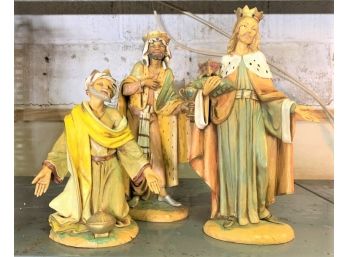 Three Wisemen Statuette Set - By RR Roman, Made In Italy