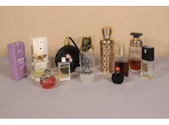 Vintage & Contemporary Perfume Bottles (varied Fills) And Double Shot Of Poo-Pourri