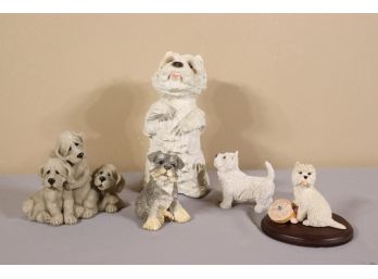 At Least It's Not Cats Group Of Puppy And Dog Figurines