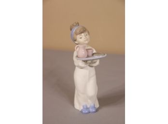 NAO Lladro Breakfast In Bed Figurine #1320, Retired, From 90s
