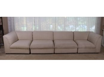 Plush Sectional Sofa  ***Needs A Cleaning **