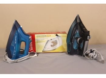 Group Lot Of Three Steam Irons