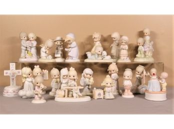 Group Lot Of Jonathan Davis Precious Momets Figurines