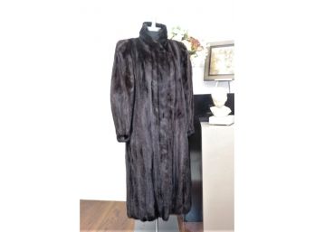 Full Length Mink Fur Coat -Size S/M