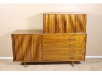 Classic MCM Style Chest With Slta Face Over Shelf - Topunit  Is Removable