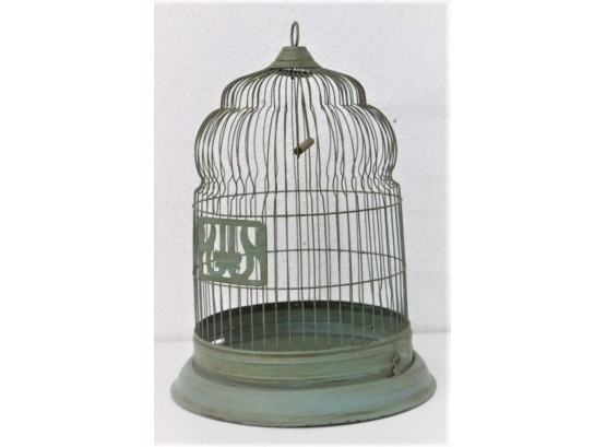 Vintage Marvelous Patina HENDRYX Beehive Bird Cage