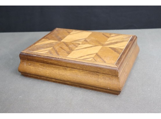 Parquetry Top Jewelry/Accessory Case By London Leather, Taiwan