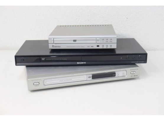 DVD By 3: Sony, Philips, And CyberHome DVD Players