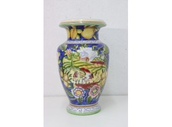 Italian Pottery  Baluster Vase Good Quality