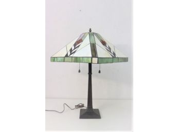 Craftsman/Prairie Style  Two Bulb Table Lamp