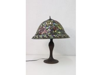 Tiffany-style Rosebush Table Lamp
