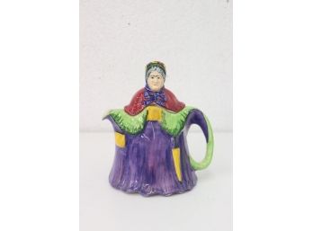 Large Grandma Dragon Lady Character Jug - Removable Top, Made In England